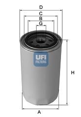 2311002 UFI Масляный фильтр для IVECO M